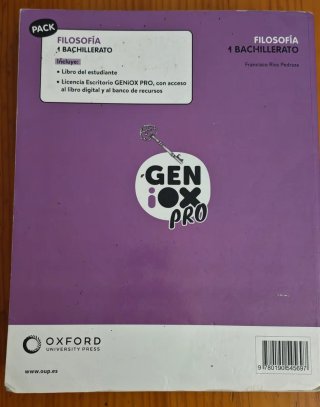 Filosofía 1º Bachillerato. Libro del estudiante...