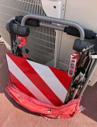 Portabicicletas plegable