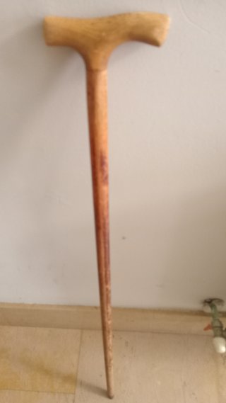 Baston de madera T