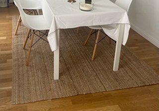 Alfombra Yute Natural Beige/Marrón