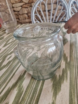 Jarrón de cristal