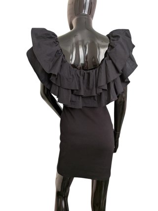 Zara vestido corto elástico algodón+elastano M