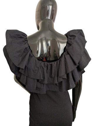 Zara vestido corto elástico algodón+elastano M