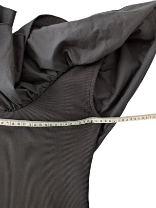 Zara vestido corto elástico algodón+elastano M