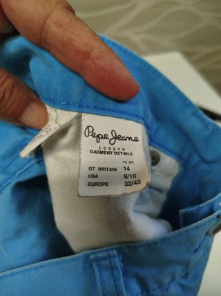 Mini falda Pepe Jeans London vintage azul