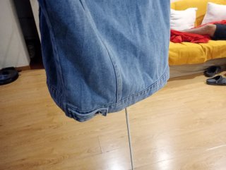 Chaqueta vaquera perlas y volantes