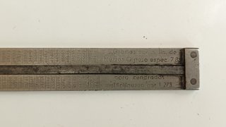 Calibre Pie de rey E.J.E. INOX con tablas técnicas