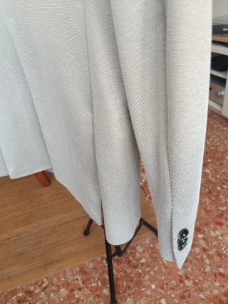 Blazer Slim Fit Hombre gris claro