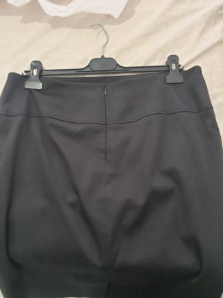 Tailleur donna in raso tg 50 cannella