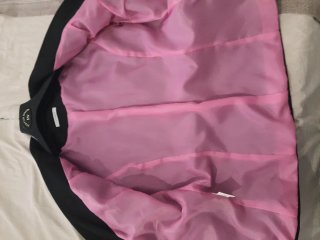 Tailleur donna in raso tg 50 cannella