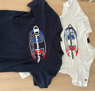 Camisetas Champion (Azul y Blanca)