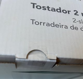 Tostadora 2 ranuras 750W.
