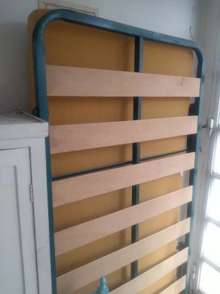 Somier metálico y de madera