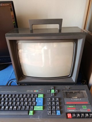 Ordenador Amstrad CPC 464 Teclado y Cassette