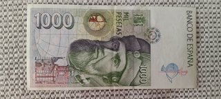 Billete 1000 Pesetas 1992 (Hernán Cortés)