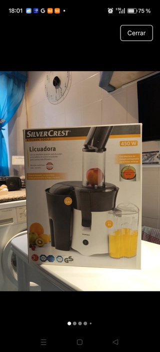 Licuadora con depósito grande