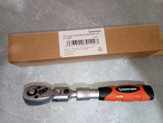 Llave Carraca Berner Extensible 1/4 Nueva