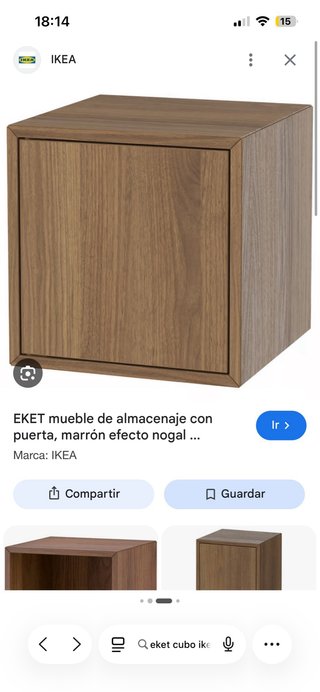 Mueble TV Madera Nogal Ikea