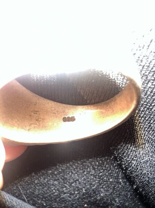 Anillo Plata 925 Unisex Piedra Marrón