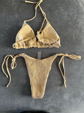 Bikini oro moda mare tg M