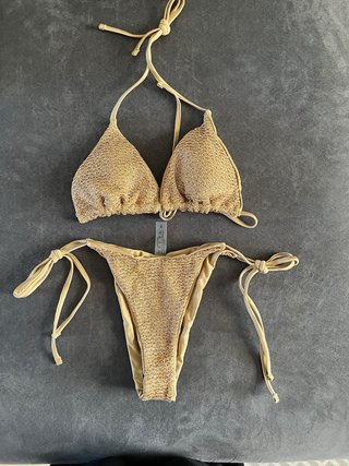 Bikini oro moda mare tg M