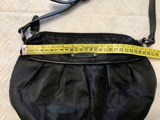 Bolso bandolera MNG negro