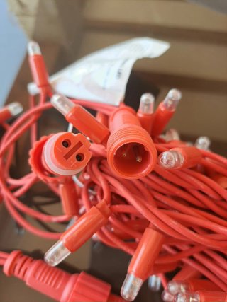 Guirnaldas de luz LED color rojo