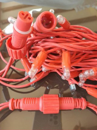 Guirnaldas de luz LED color rojo