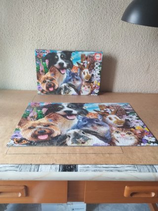 Lote 4 Puzzles Educa 500 Piezas