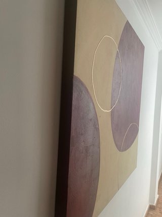 Dos Lienzos abstractos figuras gente
