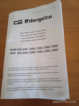 Orbegozo RRE 1800 Emisor Térmico Bajo Consumo