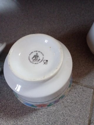 Lechera y azucarera porcelana vintage