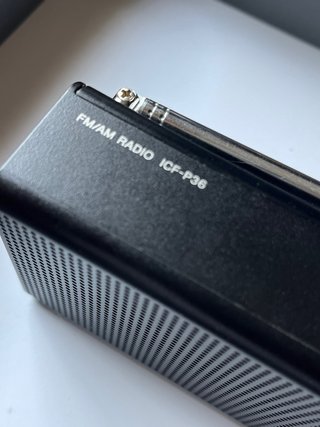 Radio Sony AM/FM Negra