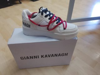 Zapatillas Gianni Kavanagh Blancas y Rojas