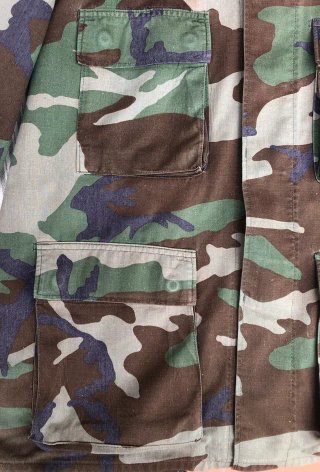 Chaqueta Militar US Army Woodland Camo