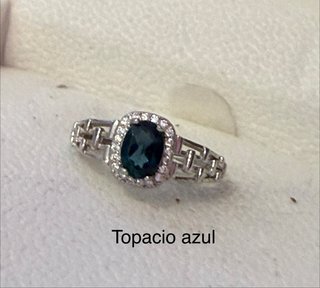 Anillos minerales naturales Plata925 elige