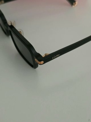Occhiali da sole Cartier Gold Black