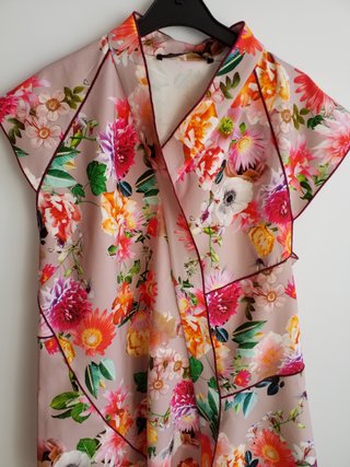 Blusa Zara Estilo Oriental Talla L