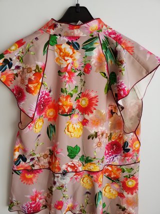 Blusa Zara Estilo Oriental Talla L