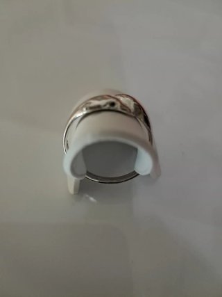 Anillo Plata Diseño Delfines Ajustable