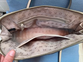 Bolso DKNY Beige y Gris