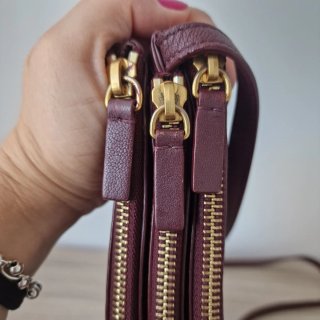 Borsa Celine Trio in pelle bordeaux in ottime condizioni