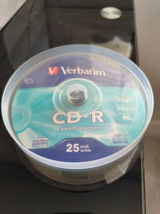 Estuche CD-R Verbatim 25 Unidades