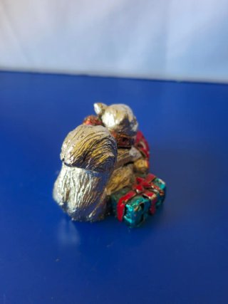 Piccolo scoiattolo placcato argento