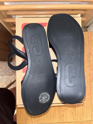 Sandalias Camper Misia negras plataforma T.36