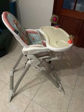 Trona bebé con estampado de animales