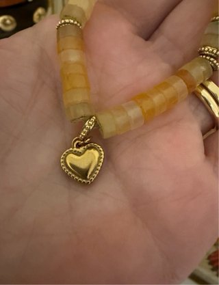 Colgante Corazón Chapado Oro