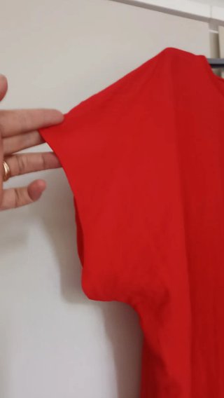 Completo pantalone rosso+ blusa