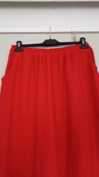 Completo pantalone rosso+ blusa