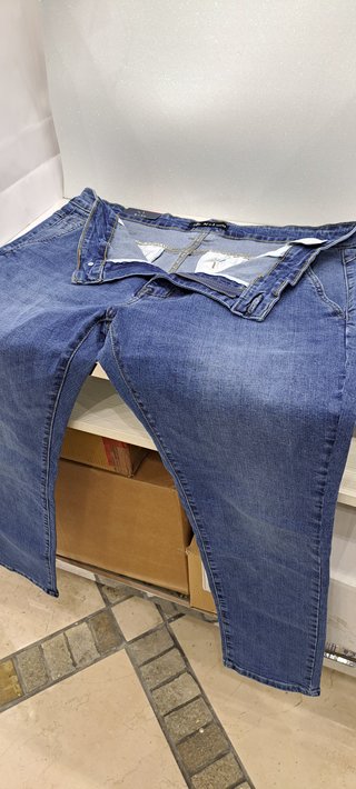 Jeans uomo elasticizzato tg. 56 blu chiaro n+1